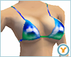 Sea Blue Bikini Top