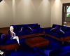 12 p0se blue couch