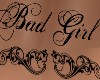 Bad Girl Tattoo