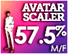 AVATAR SCALER 57.5%