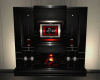 Fireplace black NK