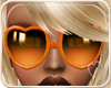 !NC Heart Glasses Orange