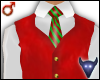 Christmas vest red (m)