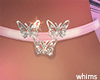 Pink Butterfly Choker