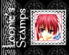 Anime Girl Stamp