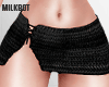 Crochet Skirt Blk