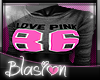 B} Love Pink Sweater