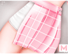 x Maya Pink Plaid Skirt