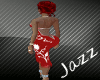 {Jazz} Red summer dress