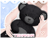 [T] Teddy bear Black I