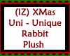 XMas Uni Rabbit Plush