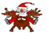 Santa/ reindeer