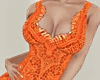Orange Lace Bodysuit RL