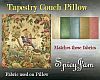 Tapestry Couch Pillow 1