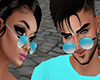 couple blu glasses*M