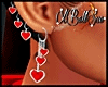 *BS*Earrings Red Love