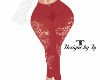 Sessil RED Lace Jeans