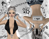 Black Velvet Cross Top