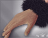 Suede Fur Gloves