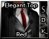 #SDK# Elegant Top - Red