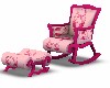 Piglet Rocker&footstool