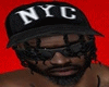 ]H] Cap + Dreadlocks