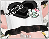 Oara kitty top - black