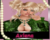 AXL Green Sparkle Dress