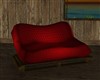 RED COUPLES PALLET CHAIR
