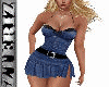Denim Dress - Sax