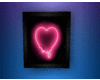 Dj Neon Heart Frame