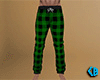 Green PJ Pants Plaid (M)