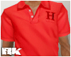 (RK) Red polo shirt