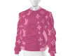 LV Varsity Jacket Pink