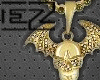 (djezc)flying skull gold