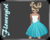 Aqua Flowergirl Dress