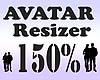 Avatar Resizer 150%