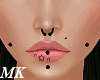 MK*Black Face Percings