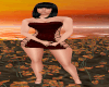 Red String Binded Dress