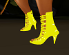 PVC Yellow Heels