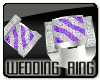 Mens Purple Diam Wedding