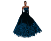 Feather Blue Gown