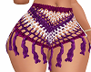 Hot Crochet Purple Skirt