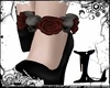 𝓐. SkullRose Anklet L