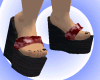 Red Flower sandals [LG]