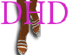 DHD Wedge Heels White