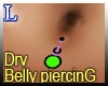 Derivable belly piercing