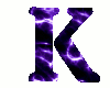 Animated purple K seat