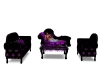Purple Rose Lounger Set