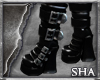 . PVC black boots